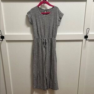 Tucker + Tate Black and White Striped Romper